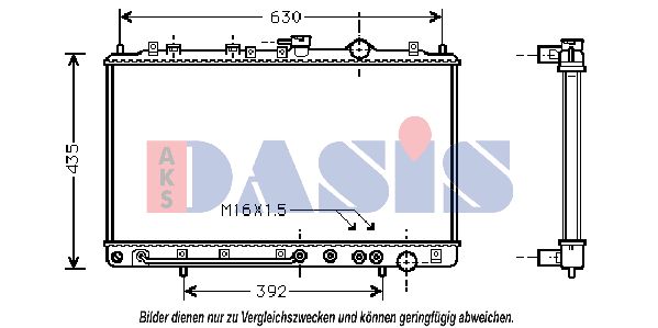 AKS DASIS Radiators, Motora dzesēšanas sistēma 560370N